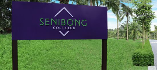 The entrance to Senibong Golf Course